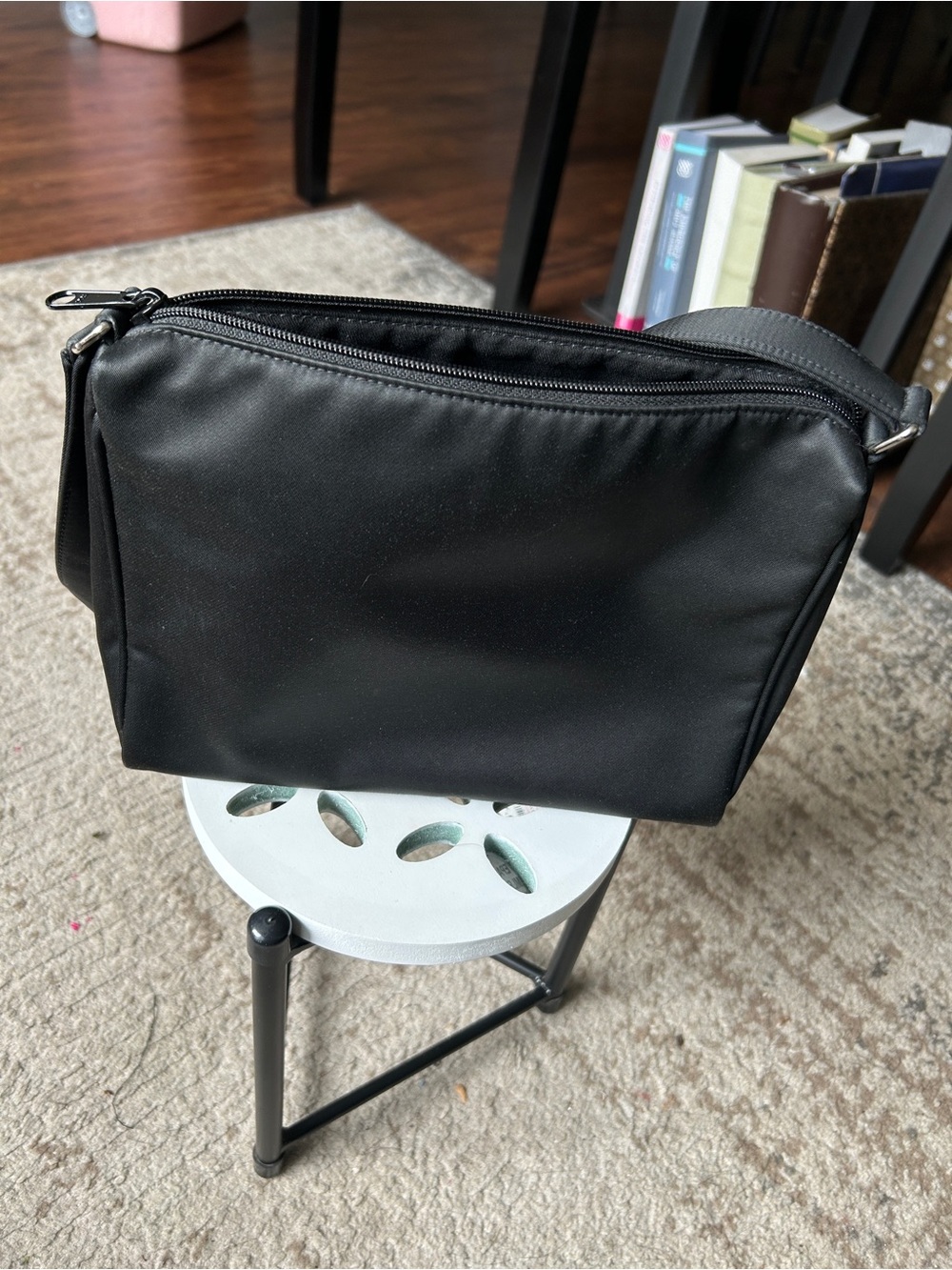 kate spade Black Nylon Shoulder Bag with Top Zip - Picture 4 of 5